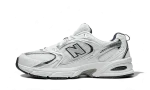 530 White Silver Navy