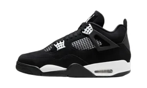Jordan retro 4 blancas y negras