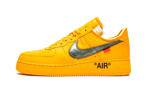 AF1 Low 0ff-White University Gold Metallic