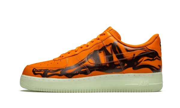 AF1 Orange Skeleton
