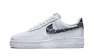 AF1 White Black Paisley