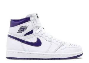 AIR JORDAN 1 HIGH 'COURT PURPLE'