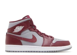 AIR JORDAN 1 MID 'CHERRYWOOD RED'