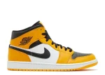 AIR JORDAN 1 MID 'REVERSE YELLOW TOE'