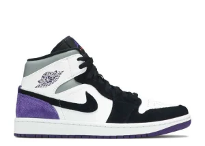 AIR JORDAN 1 MID 'VARISTY PURPLE'