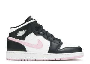 AIR JORDAN 1 MID 'WHITE LIGHT ARTIC PINK'