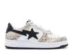BAPESTA 'BEIGE SNAKESKIN'