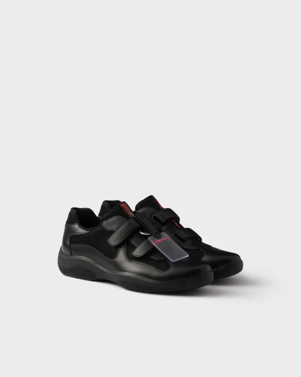 Black Prada America’s Cup Original Sneakers | PRADA