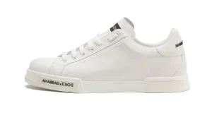 Calfskin nappa Portofino sneakers White