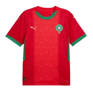 Camiseta Marruecos 1ª Equipación 2025 talla niño
