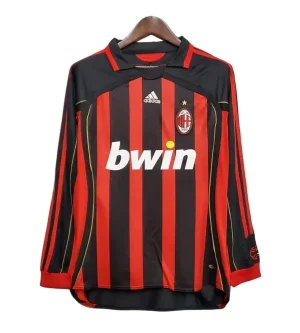 Camiseta retro AC Milan 06/07 1ª equipación manga larga