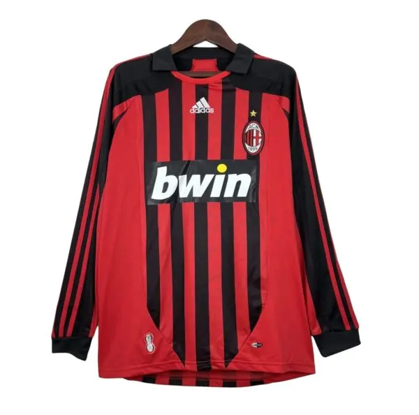 Camiseta retro AC Milan 07/08 1ª equipación manga larga