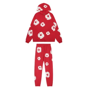 Denim Trs Red Tracksuit