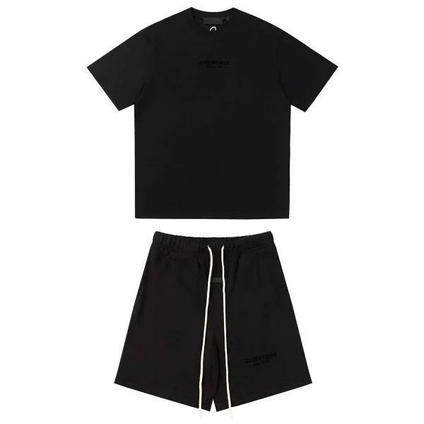 Essentials Black Tracksuit