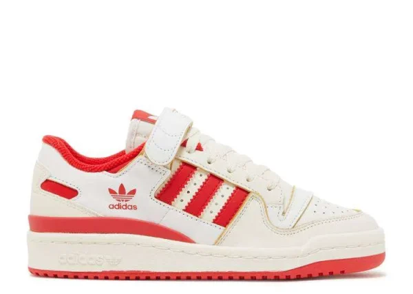 FORUM LOW 'OFF WHITE VIVID RED'