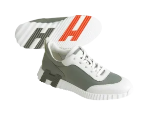 Hermes Bouncing Sneaker Ripstop "Etoupe Blanc"
