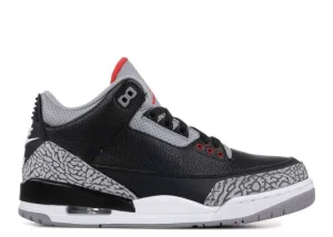 JORDAN RETRO 3 'BLACK CEMENT'