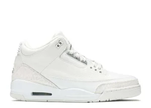 JORDAN RETRO 3 'PURE WHITE'