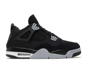 JORDAN RETRO 4 'BLACK CANVAS'
