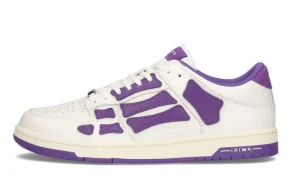 Skel white purple white low