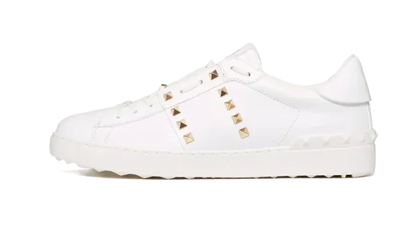 Sneaker Rockstud White Gold