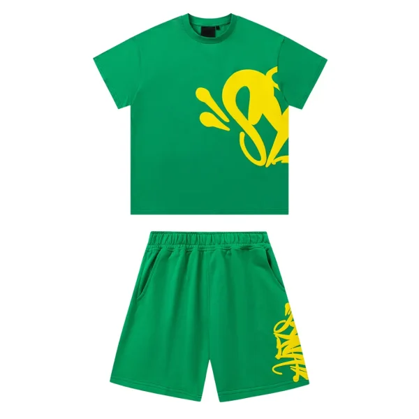 Syna World Green Yellow Short set