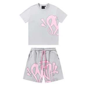 Syna World Grey Pink Short set