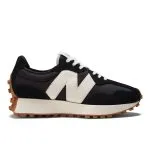 New Balance 327 'Negro con Blanco y Rojo Mineral'
